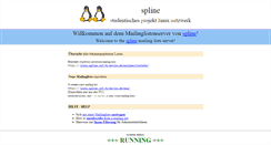 Desktop Screenshot of lists.spline.de