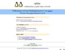 Tablet Screenshot of lists.spline.de